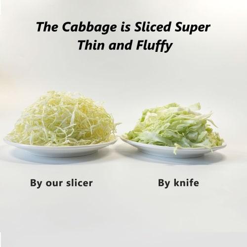 RCOAIMT Cabbage Slicer, Julienne Slicer, Fixed Thickness Vegetable Slicer ? Ultra-Thin Cabbage Shredder for Salads, Jicama, Tacos, Onions, and Potato
