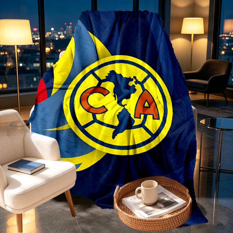 Club America Print Blanket - Soft & Comfortable, for Bedroom, Travel, Sofa, Home Decoration - Birthday Christmas Gift for Friend