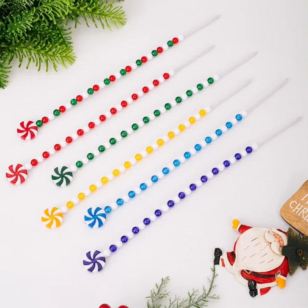 Bells Xmas Tree Hangings Pendant Candy Cane Shape Xmas Decoration  Party Supplies