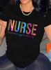 Nurse Love Inspire Heal Leopard TieDye T-shirt