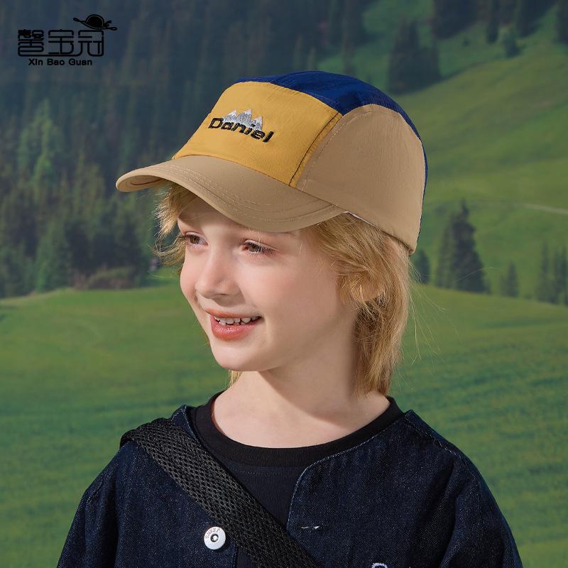 Kinderhut Schnelltrocknende wasserdichte Schirmmütze Englische Stickerei Kappe Frühling und Herbst Outdoor Reise Baseballkappe
