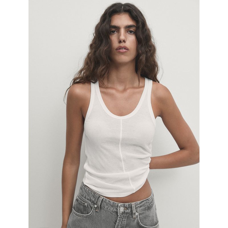 Summer Cotton Women Clothes Shoulder Strap Cotton T-shirt Spaghetti Strap Cami Sexy Xinjiang Long-staple Cotton Organic Black