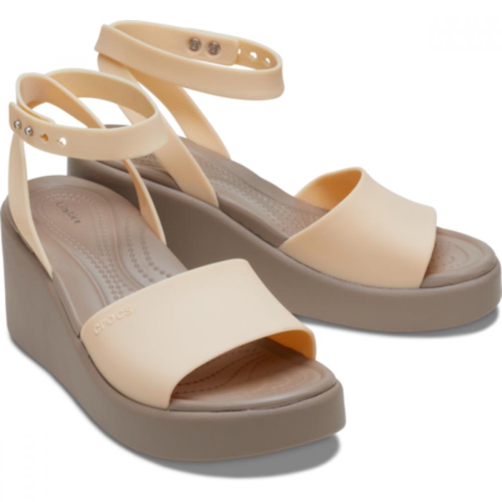 

Crocs Brooklyn Ankle Strap Wedge 209406 2ds W9