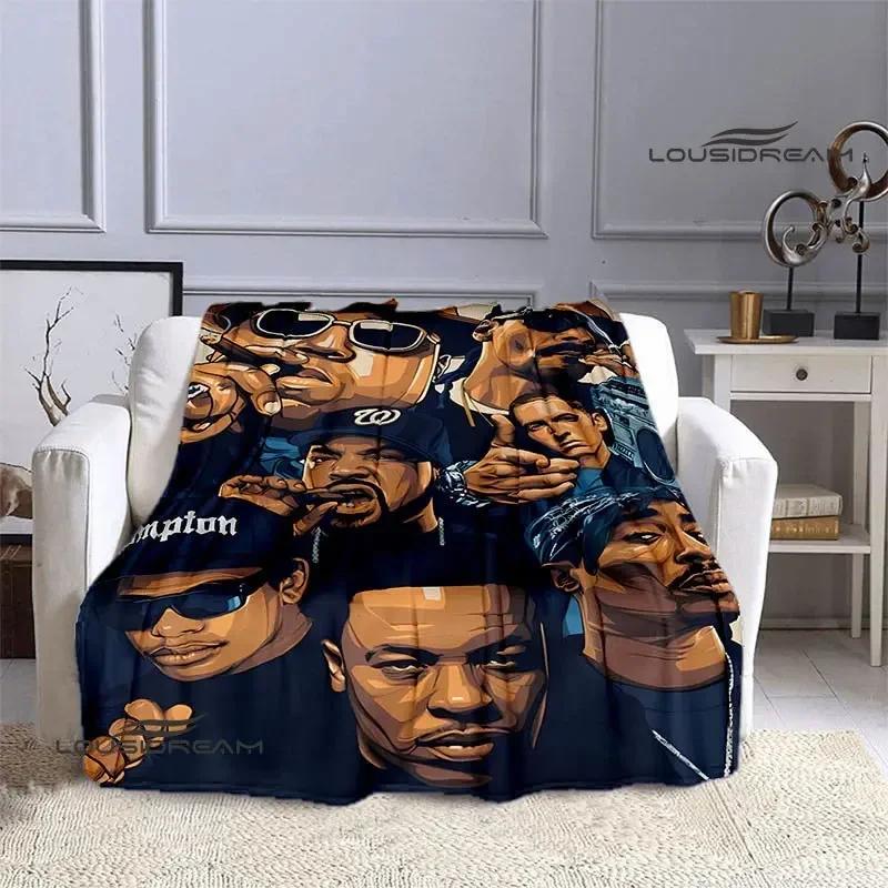 Eminem Hip-hop Singer Printing Blankets Warm Blanket Flannel Blanket Picnic Blanket Blankets for Beds Birthday Gift