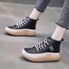 Fashion Ladies High Top Sneakers Autumn 2025 Fashion Platform Shoes Women Running Basketball Sports Shoe Luxury Designer Ankle Footwear