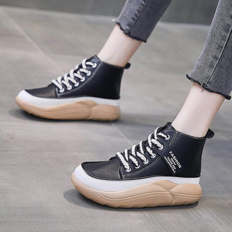 Fashion Ladies High Top Sneakers Autumn 2025 Fashion Platform Shoes Women Running Basketball Sports Shoe Luxury Designer Ankle Footwear