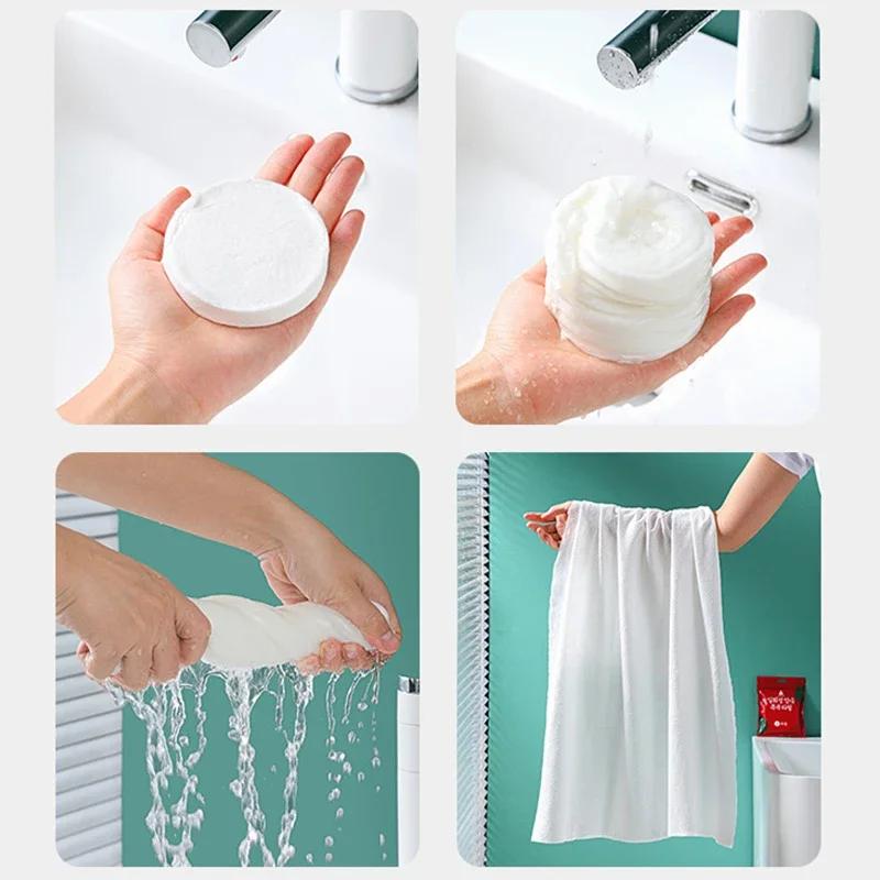 Take Towel Bath Home & Garden Bathroom Accessories Large Wipes Bathrobe. Essentials Coin a Towels Compressed Shower Travel