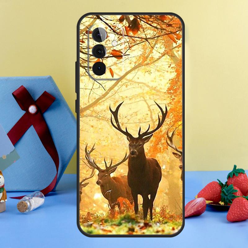 Deer Hunting Camo Case For Samsung Galaxy A26 A16 A36 A56 A15 A35 A55 A14 A34 A54 A12 A32 A52 A13 A33 A53 A17