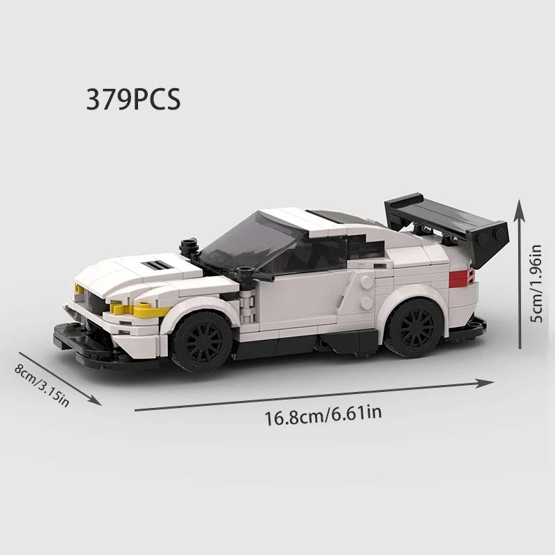 City MOC Speed Rally Sport Racing Vehicle Police Cars Classical Model Building Blocks Super Race Brick Technical Christmas Gift