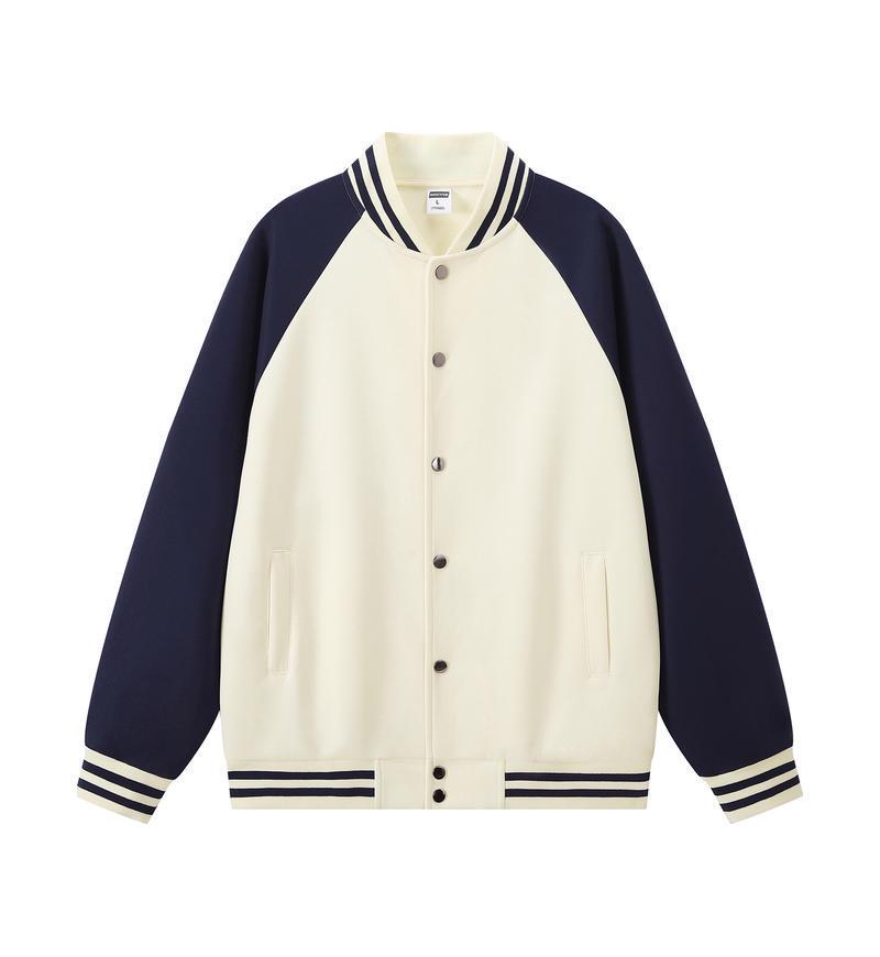 Autumn Winter Trendy Unisex Baseball Jacket: Japanese Style Loose Drop Shoulder Hoodie Cardigan