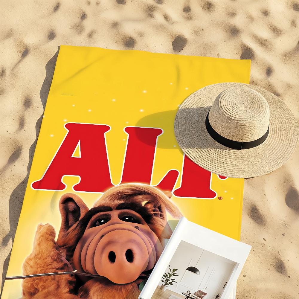 TV Series Alf funny Towel Quick Drying Beach Towels Are Suitable For Swimming Pools Camping Yoga And The Gym
