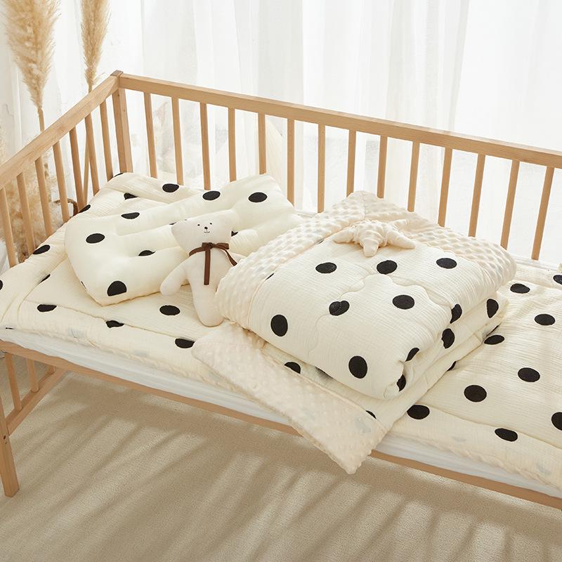 

Детский постельный комплект класса А для детского сада: Квилт, Одеяло и Подушка Single Mattress 60*130CM [1.1 lb]