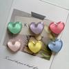 10 PCS Colorful 3D Heart Resin Fridge Magnets Reusable Magnetic Stickers for Holiday Home Decor Gift