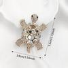 Trendy Personalisierte Schildkrötenförmige Brosche Kreative Schöne Tierbrosche Party Casual Brosche Kleidungszubehör Geschenke