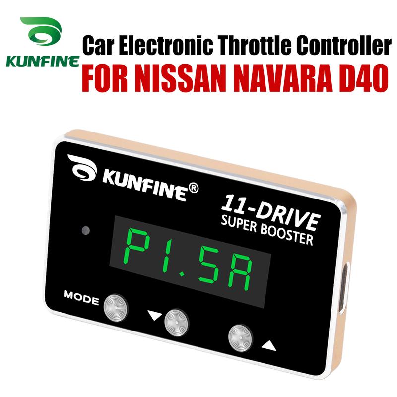KUNFINE Car Electronic Throttle Controller Racing Accelerator Potent Booster For NISSAN NAVARA D40 Tuning Parts