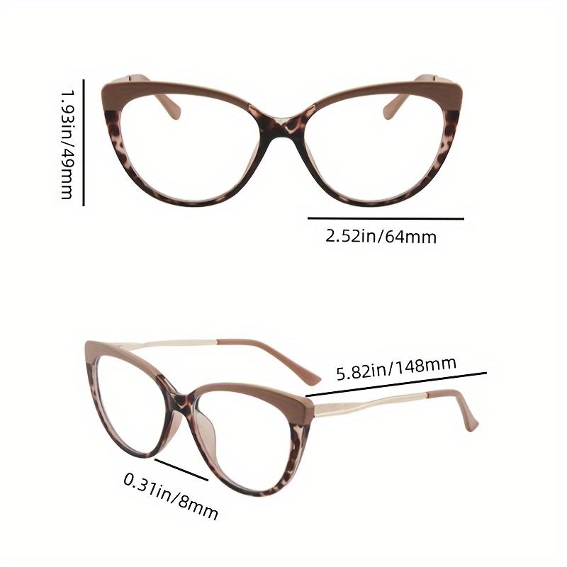 1Pcs New Personalized Ins Style Anti Blue Light Glasses  Cat Eye Frame Women'S Fashionable High-End Glasses