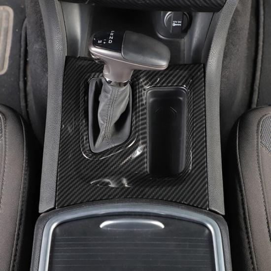 Carbon Fiber Air Conditioner Switch &Gear Shift Cover Trim for Dodge Charger 15+