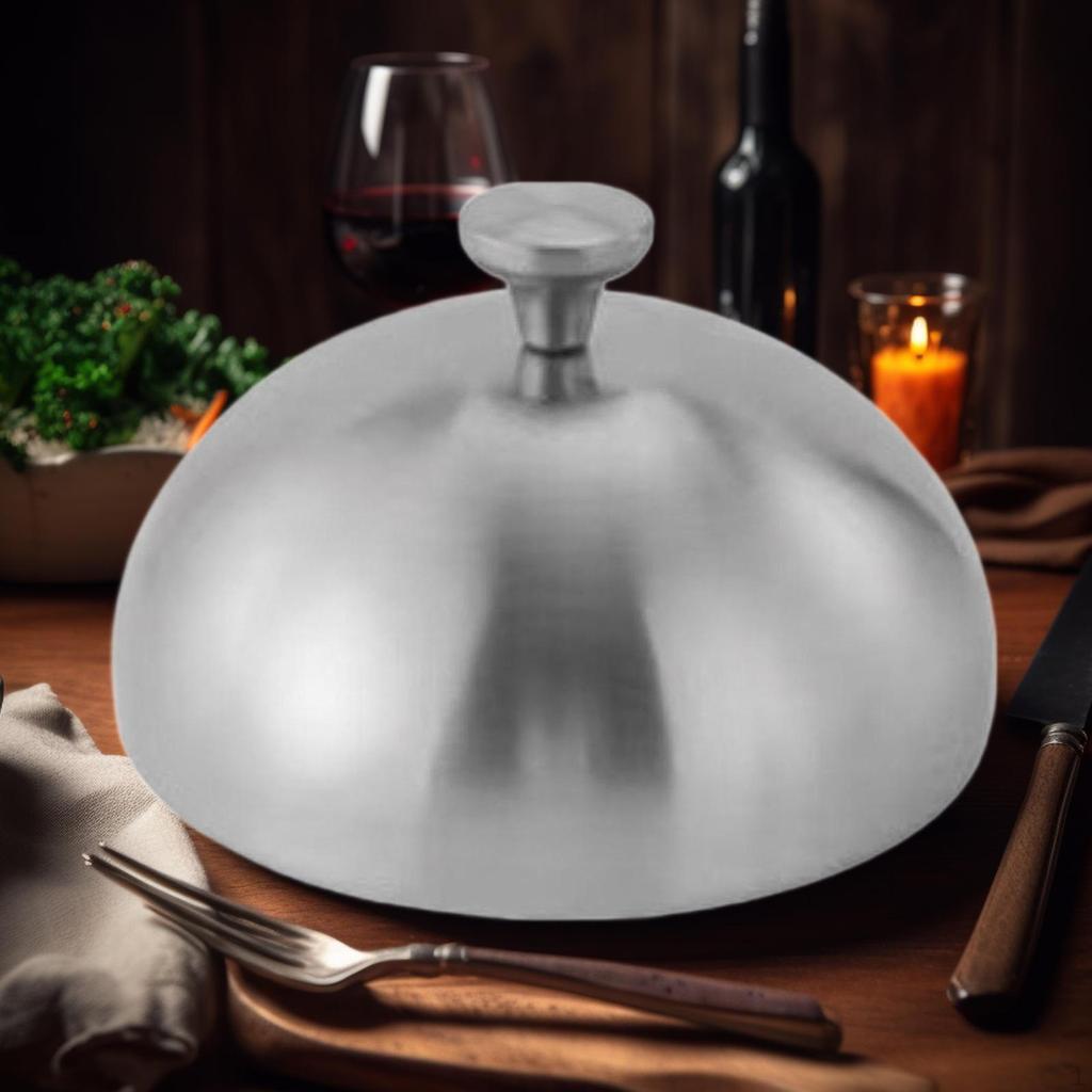 Griddle Cover for Basting And Melting Cheese In Kitchen Cooking