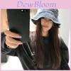Denim Fisherman Hat For Women Men With Wide Brim Sun Protection Breathable Casual Style