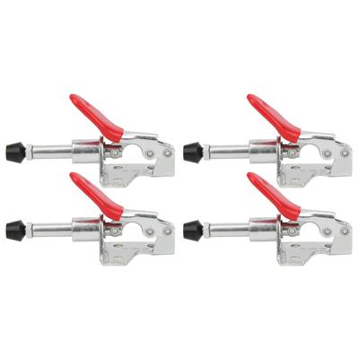 4Pcs Toggle Clamp Fixed Lock Load 45kg Push?Pull Quick Release Hand Tool GH?301AM