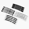 Aluminum Metal Car Wheel Hub Rim Sticker Emblem Badge For Mercedes Benz E C G M R S Class W204 W212 GLC AMG 4MATIC Accessories pp1