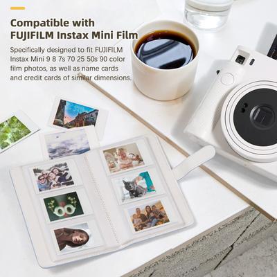 Mini album fotografico Album fotografico 108 tasche 18 pagine per Fujifilm Instax Mini 11/9/8/7s/70/