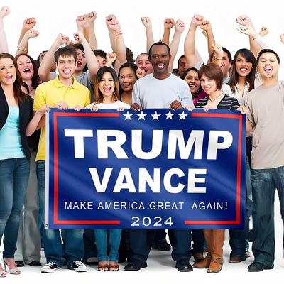 Presidential Election Donald Trump Flag Polyester Indoor Outdoor Decoration Banner US Presidential Election Hanging Flag