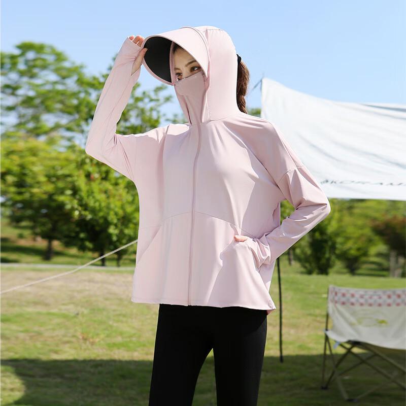 

WEZHO Women s Summer Drop Shoulder Ice Silk Sun Protection Jacket