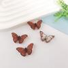 100PC Resin Accessories Transparent Butterfly Seories Patch Deco Parts DIY Children Jewel Keychain Scrapbooking