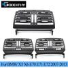 Auto Innenraum Hinten Klimaanlage Lüftungsgitter Panel Auslassabdeckung Für BMW X5 X6 E70 E71 E72 2007-2013 64226954953 64226958748 64226954954