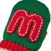 MIKI HOUSE Knitted Mittens with Solid for Boys and Size S Red X Drawstring, Logo, Color, Girls, Baby, Kids, Children's Clothing, (1-3 Years), Green,