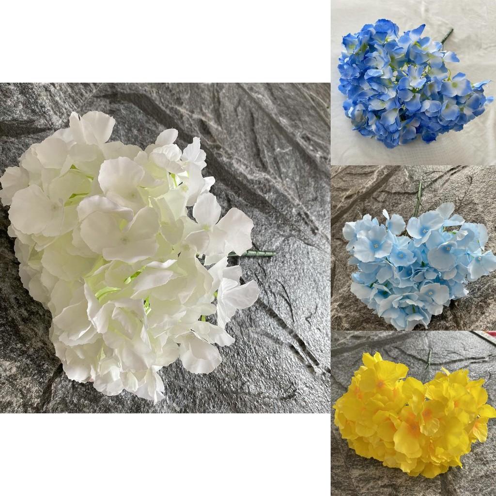 French Inspired 5 Head Hydrangea Silk Flower Arrangement For Wedding Event Styling