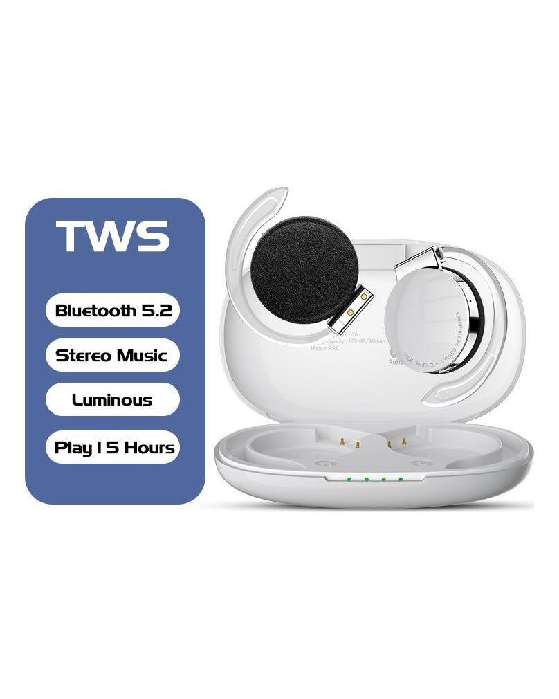 VAORLO TWS Sport Headphone Ear-Hook Luminous Earphones IPX5 Waterproof ENC Noise Cancel Stereo Headset Bluetooth 5.2 Painless Wear