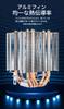 zmart 6 Heat Pipe CPU Silent PC Air Cooler Fan for Intel PWM PC Cooling Air Intel LGA2011 E5 Xeon Cooling Double Tower Dual Fan Cooler, 4-Pin PWM,