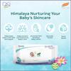 Himalaya Gentle Baby Wipes 72 Count Plant-Based Fabric Aloe Vera Indian Lotus