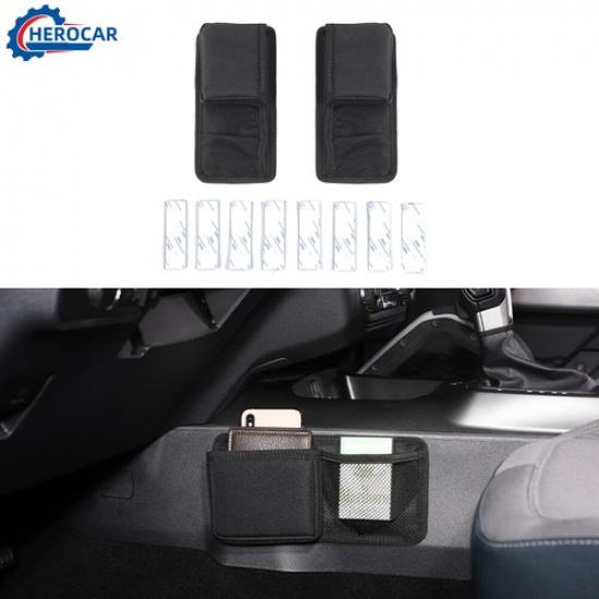 2pcs Gear Shift Storage Bag Organizer Tray Container for Ford Bronco -2025