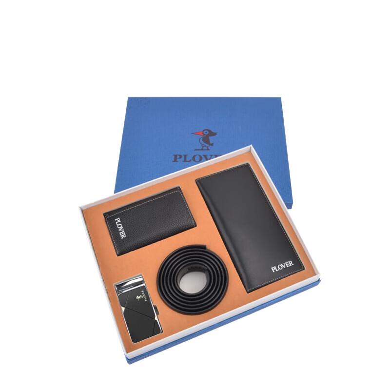 PLOVER Men s Leather Belt Gift Set