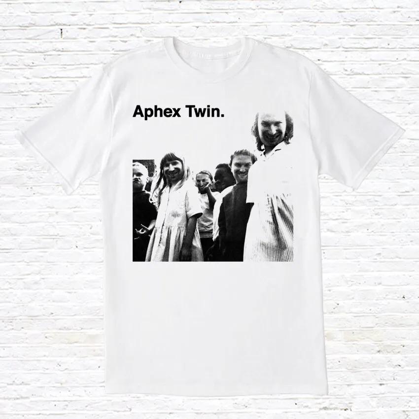 2026 New Men Women T-Shirt Aphex Twin Cotton Print Cotton Graphic Oversized Street Fashion Short Sleeve Tops Tees Y2k Streetwear Clothing
