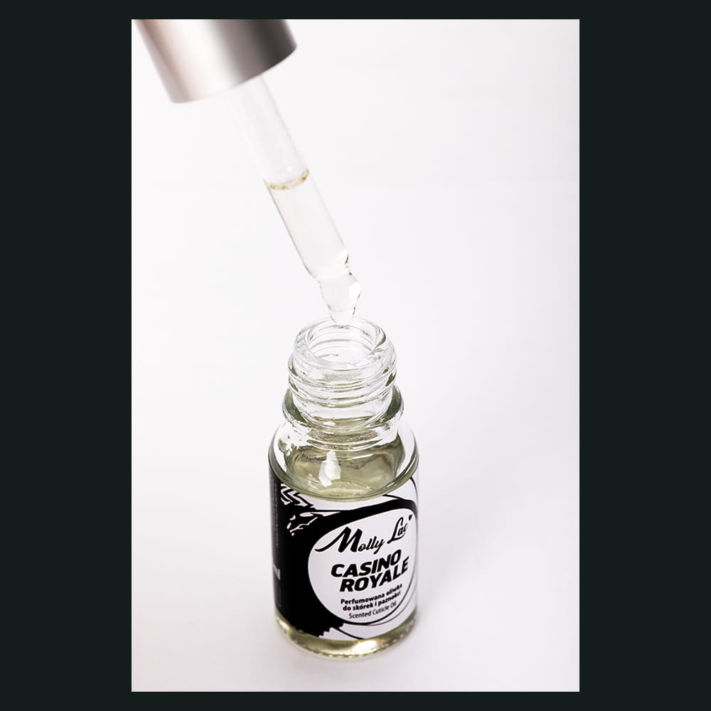 Oliwka Perfumowana Do Paznokci Casino Royale Mollylac Nail & Cuticle Oil 10 Ml