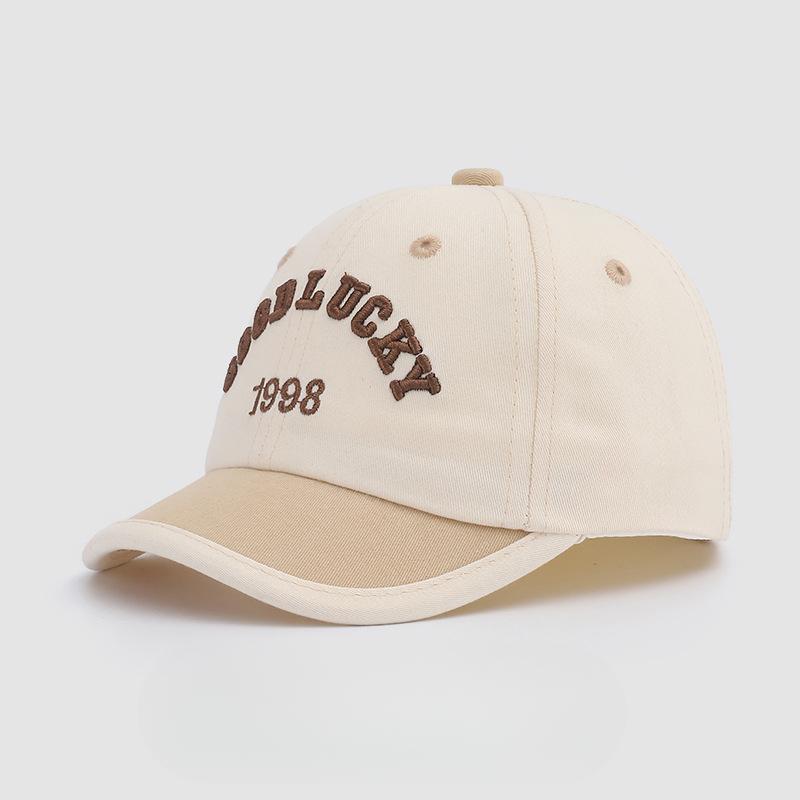 

Детская шапка в корейском стиле, весенне-осенняя новинка, детская бейсболка для мальчиков и девочек, повседневная, универсальная, с солнцезащитным козырьком, бейсболка (46-50cm)