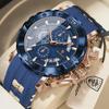 Luxury Military Men Clock Luminous Waterproof Chronograph Date Men's Watch Silicone Quartz Sports Watches