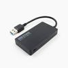 Portable USB Hub Compact 4 Port USB 3.0 Hub Splitter Adapter 5Gbps for Mac Laptop Notebook PC Desktop Black