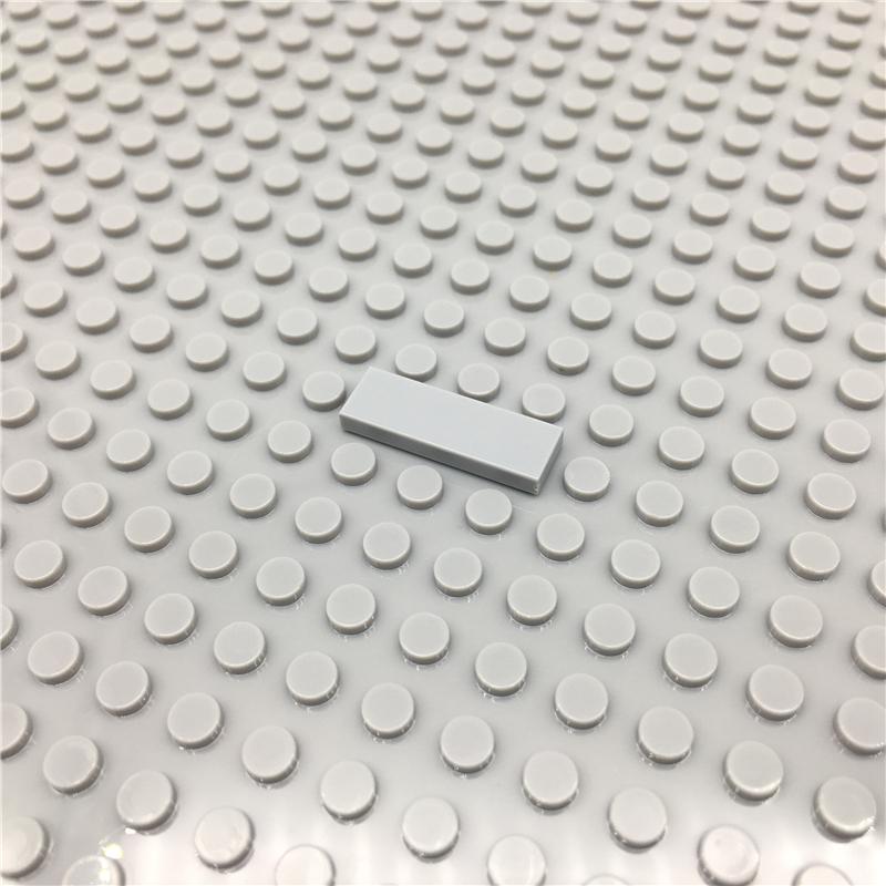 

Non-Toxic [Funbrick]200Pcs Tile Smooth 1X3 Dots Diy Building Blocks Thin Educational Toys Children Size Compatible With 63864 Bri