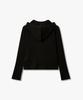Voice Of Voices Hooded Cable Knit Zip-Up_Black 7156250002