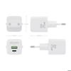 Chargeur mural Aisens ASCH-25W2P014-W Blanc Multicouleur 25 W