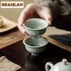 2pc/lot Banana Moonlight Teacup Boutique Tea Bowl Tea Cup Set Tea-tasting Fragrance Cup Chazhan Master Cups Kung Fu Teaware 50ml