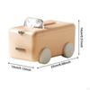Automobile Design Tissue Box Cover Storage Napkin Organizer for Home