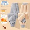 Baleno Kids Girls' Pants with Fleece Lining, Children's Autumn and Winter Warm Sweatpants, Girls' Super Cute Lamb Fleece Joggers