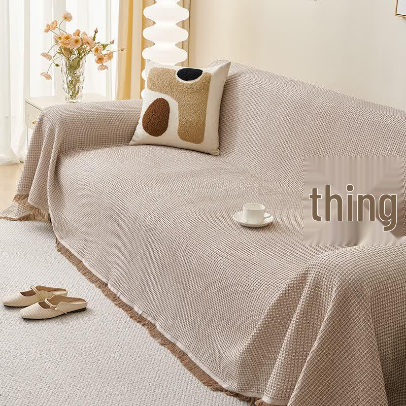 Ins Style Non-Slip Sofa Cover кофейный