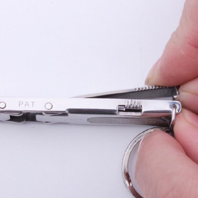 Stainless Steel Nail Clippers Fingernail Cutters with Nail File for Men Women